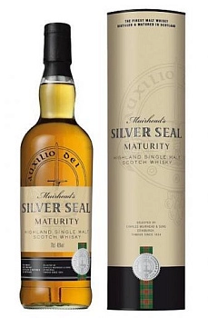 Виски Highland Queen Single Malt Scotch Whisky Muirhead's Silver Seal Maturity gift box  700 мл