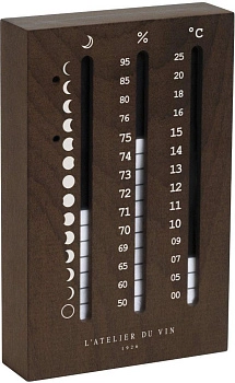 Термометр для погреба L'Atelier du Vin Thermometer  Cellar Station  in box  Ателье дю Ван  Термометр для погреба  Селлар Статьон в коробке