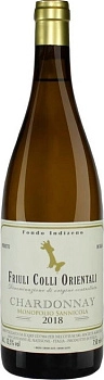 Вино Nec-Otium Monopolio SanNicola Chardonnay Friuli Colli Orientali DOC Нек-Отиум Монополио СанНикола" Шардоне Фриули Колли Ориентали 2018 750 мл