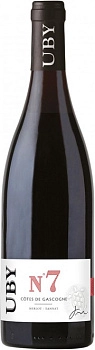 Вино Uby №7 Merlot-Tannat, Cotes de Gascogne Юби  №7 Мерло-Таннат 2019  750 мл
