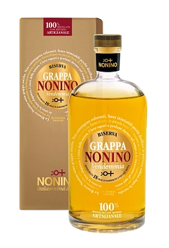 Граппа Nonino Vendemmia Riserva di Annata  in barriques gift box 700 мл