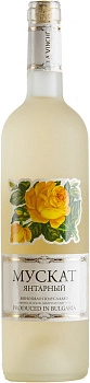 Вино La Vinchi  Ла Винчи  Мускат  Янтарный  белое полусладкое  750 мл