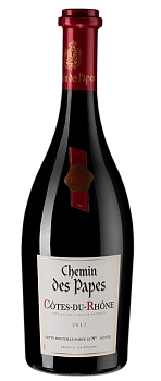 Вино Chemin des Papes Rouge Cotes du Rhone AOC 2018 750 мл