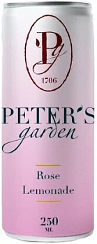 Вода Peter's Garden Rose Lemonade in can Петер'с Гарден Лимонад Роза в жестяной банке 250 мл