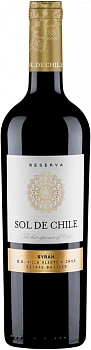 Вино Sol de Chile Syrah Reserva  Соль де Чили Сира Ресерва 2017 750 мл