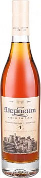 Коньяк Российский четырехлетний  Дербент 4 * Дагестан  500 мл