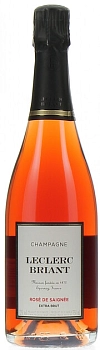 Игристое вино Leclerc Briant Rose de Saignee Extra Brut Champagne AOC  Леклер Брийе Розе де Сенье Экстра Брют 2014 750 мл