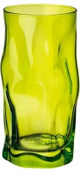 Стакан Bormioli Rocco Sorgente Glass Verde Бормиоли Рокко Стакан Сордженте Стакан Зеленый (6 шт) 450 мл