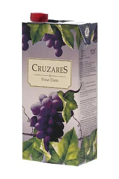 Вино красное сухое Cruzares VDM Крузарес VDM 1000 мл