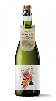 Игристое вино "Muscandia" Deliri Ancestral Brut  2019 750 мл