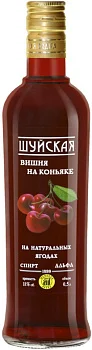 Настойка Шуйская Вишня на Коньяке  500 мл