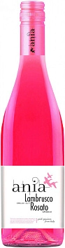 Игристое вино  Ania   Lambrusco Emilia  Rosato     750 мл