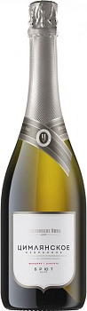 Вино игристое Tsymlyanskoe selected white Brut  750 мл
