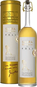 Граппа Poli Sarpa Oro di Poli in tube 40% 700 мл