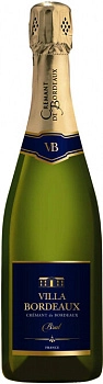 Игристое вино Villa Bordeaux  Blanc  Cremant de Bordeaux     750 мл