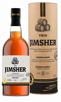 Виски  JIMSHER Trio  gift box 700 мл  47%
