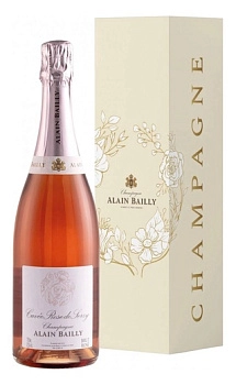 Шампанское Alain Bailly Rosé De Serzy gift box  750 мл