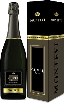 Игристое вино Montevi  Cuvee Brut  gift box   750 мл