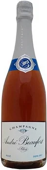 Шампанское  Andre Beaufort Polisy Reserve Rose Champagne AOC Demi-Sec   2016  750 мл