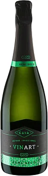 Игристое вино Vinart   Semi Seco  Cava DO     750 мл