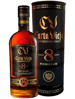 Ром Carta Vieja Solera Double Cask 8 Years Old in tube  750 мл