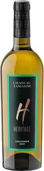 Вино   Chateau Tamagne  Heritage  Шато Тамань Эритаж   Совиньон Блан  2021  750 мл