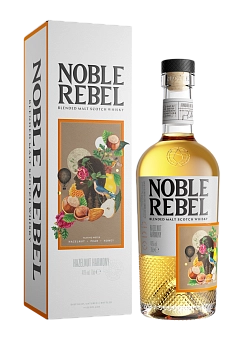 Виски Noble Rebel Hazelnut Harmony Blended Malt Whisky gift box  700 мл