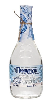 Водка  Algon' Pershachok ad Dzeda  Lyuty home-distilled  500 мл