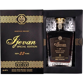 Коньяк Иджеван Коллекционный 22 лет в подарочной упаковке 750 мл