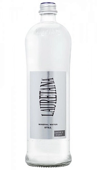 Вода  Lauretana Pininfarina Лауретана Пининфарина   негазированная в стеклянной бутылке 750 мл