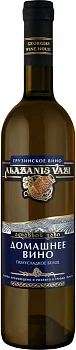 Вино Georgian Wine House  Alazanis Vazi  Domashnee White Semi-Sweet   700 мл