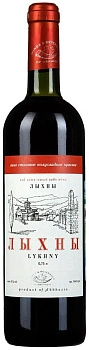 Вино Абхазии Лыхны красное полусладкое 750 мл