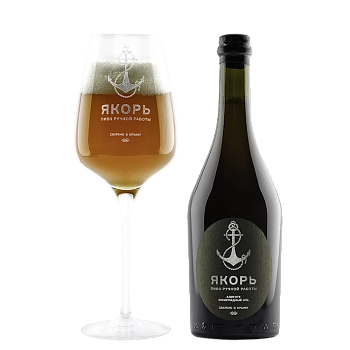 Пиво виноградное Якорь  Алиготе 750 мл