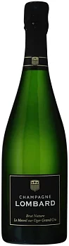 Шампанское Champagne Lombard Brut Nature Le Mesnil sur Oger Grand Cru gift box   2015 750 мл 12,5%