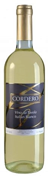 Вино Cantina del Coppiere Cordero white dry  750 мл