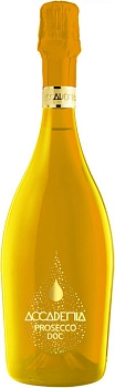Игристое вино BOTTEGA  Accademia Prosecco DOC Brut yellow bottle   750 мл