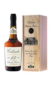 Кальвадос Christian Drouin 15 ans gift box 700 мл