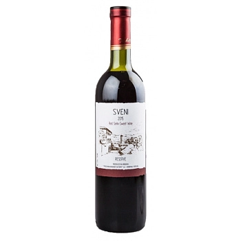 Вино Армянское Прошянский Завод   Свени  Резерв красное полусладкое  750 мл