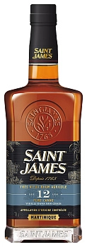 Ром    Saint James 12 ans Rhum Agricole  700 мл  43 %