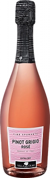 Игристое вино Villa degli Olmi  Pinot Grigio Rose   DOC Spumante Extra Dry    750 мл