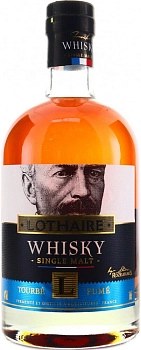 Виски Grands Chais de France Lothaire Tourbe Fume Single Malt  700 мл