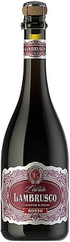Игристое вино  "Lucido" Lambrusco Rosso  750 мл