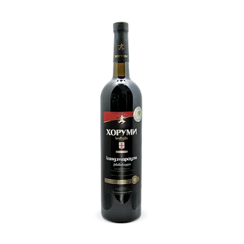 Вино Тифлисский Винный Погребъ  КИНДЗМАРАУЛИ ХОРУМИ  красное полусладкое 750 мл
