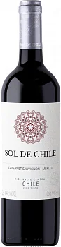 Вино Sol de Chile Cabernet Sauvignon-Merlot Valle Central DO  Соль де Чили Каберне Совиньон-Мерло 2020 750 мл