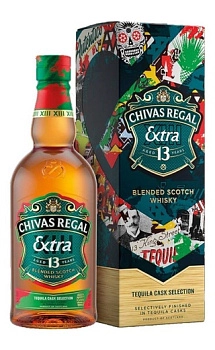 Виски Chivas Regal Extra13 years old Tequila Cask Selection gift box  1000 мл