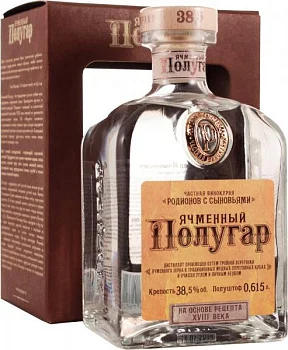 Водка Polugar Barley   750  мл