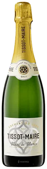 Игристое вино  Tissot-Maire Cremant  du Jura Blanc de  Blancs Brut  750 мл 12%