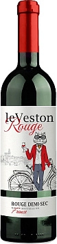 Вино Le Veston Rouge   Demi-sec  Ле Вестон  красное  полусухое  750 мл
