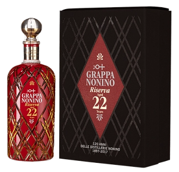 Граппа Nonino Riserva 22 Years Old gift box  700 мл