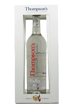 Водка  Tessendier French grape Vodka  Thompson`s gift in box  700 мл